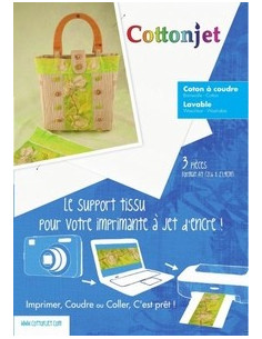 Cottonjet à coudre : 3 Feuilles A4
