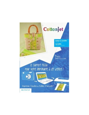 Cottonjet à coudre : 3 Feuilles A4