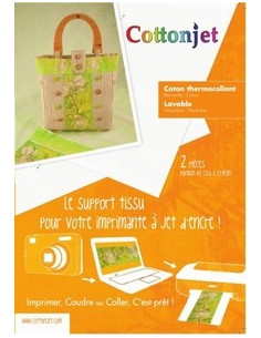 Cottonjet - 2 Feuilles thermocollantes