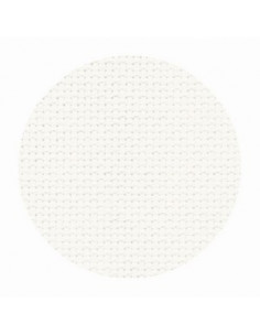 Toile Zweigart Fein-Aïda coloris 101 - Blanc cassé