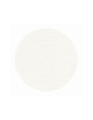 Toile Zweigart Fein-Aïda coloris 101 - Blanc cassé