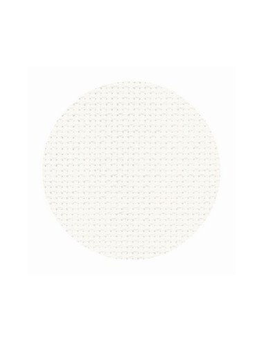 Toile Zweigart Fein-Aïda coloris 101 - Blanc cassé