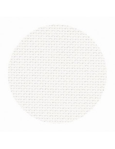 Toile Zweigart Aïda extra fine coloris 101 - Blanc cassé