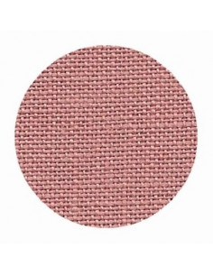 Toile de lin Zweigart Belfast coloris 4041 - Rose cottage