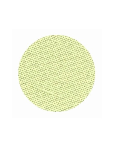 Toile de lin Zweigart Belfast coloris 6140 - Citron vert