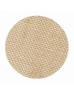 Toile de lin Zweigart Cashel coloris 3009 - Marbré Moka