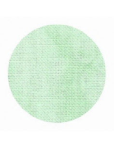 Toile de lin Zweigart Cashel coloris 6159 - Marbré vert