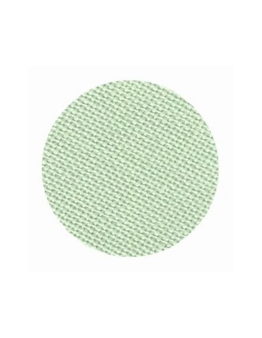 Toile de lin Zweigart Cashel coloris 633 - Vert menthe