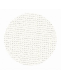 Toile de lin Zweigart Cork coloris 101 - Blanc cassé