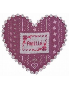 l Atelier Broderie d Angélina - Coeur Amitié
