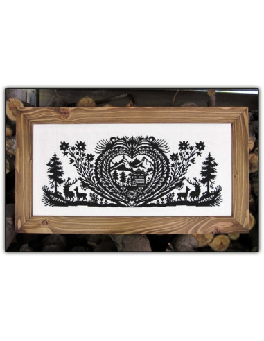 Broderie Passion - A la Montagne - Fiche Papier
