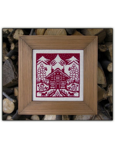 Broderie Passion - Hiver au Chalet - Fiche Papier