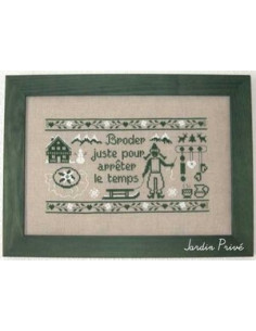 Jardin Privé - Broder juste pour arrêter le temps
