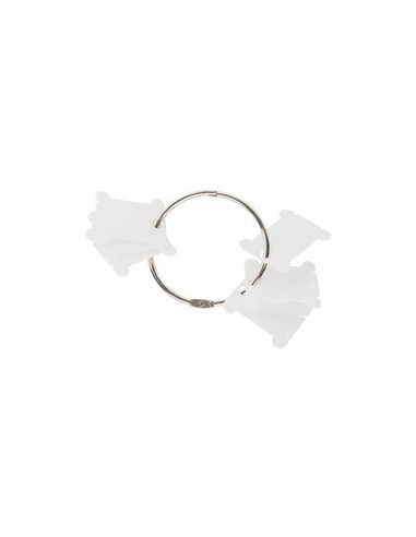 Anneau en métal pour cartes de fils - 7.5 cm    