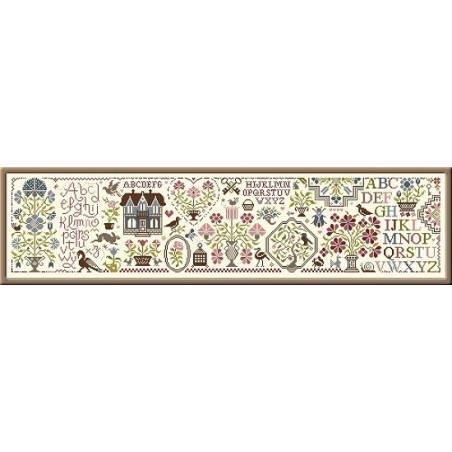 Jardin Privé - Sampler aux Bouquets III    