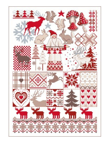 Lindners Kreuzstiche - Santa Claus    