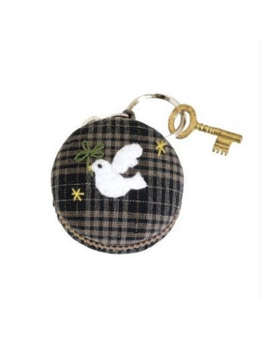 Kit de Patchwork - Happy Quilt - Porte-clé rond...