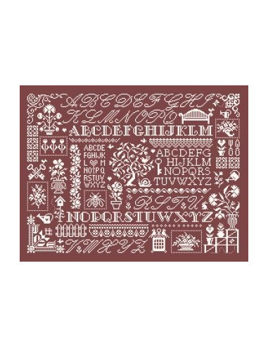 Jardin Privé - Sampler aux Fleurs    