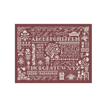 Jardin Privé - Sampler aux Fleurs    
