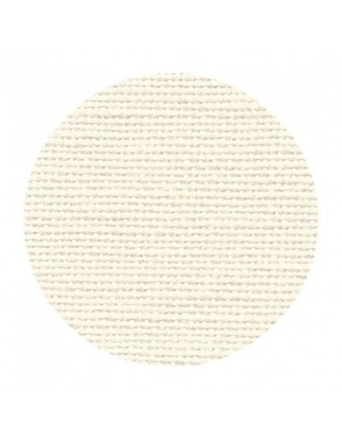 Toile de lin Zweigart Belfast coloris 222 - Crème