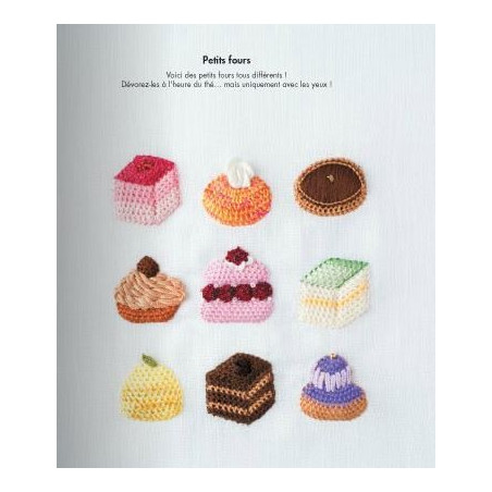 Livre - Pâtisseries parisiennes en broderie Stumpwork