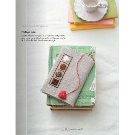 Livre - Pâtisseries parisiennes en broderie Stumpwork