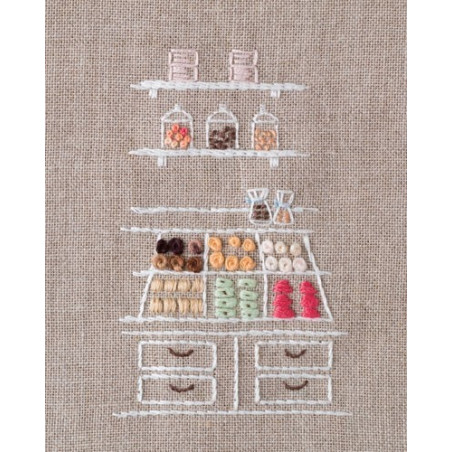 Livre - Pâtisseries parisiennes en broderie Stumpwork