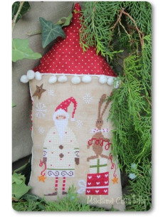 Madame Chantilly - Santa with his helper - White