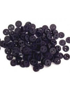 Lot de boutons Dress It Up - Micro Mini Round Black