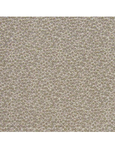 Tissu Patchwork - Petits ronds - gris beige