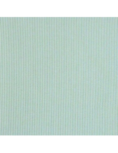 Tissu Patchwork - Petites rayures - turquoise