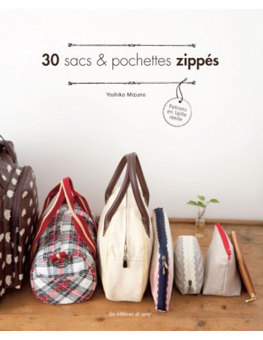 Livre - 30 sacs & pochettes zippés