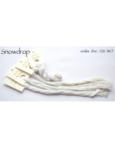 Fil Nina's Threads - coton mouliné - Snowdrop