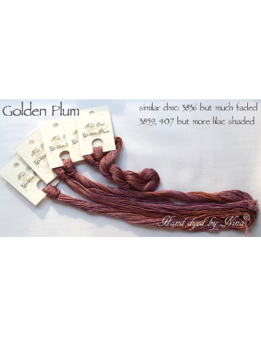Fil Nina's Threads - coton mouliné - Golden Plum