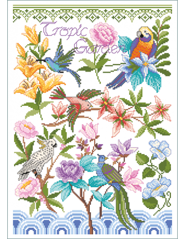 Lindner's Kreuzstiche - Tropic Garden