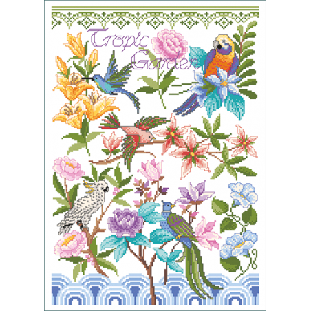 Lindner's Kreuzstiche - Tropic Garden
