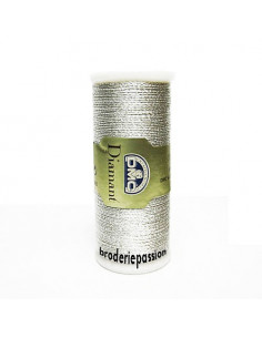 Fil à broder Diamant de DMC - coloris argent clair D168