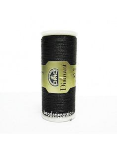 Fil à broder Diamant de DMC - coloris noir D310