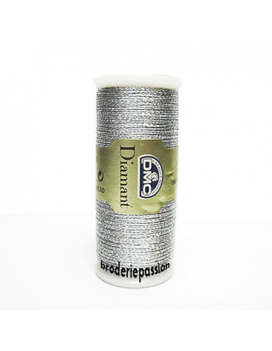 Fil à broder Diamant de DMC - coloris argent D415
