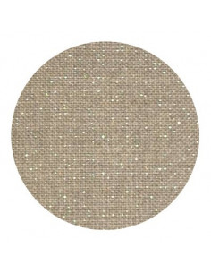 Toile de lin Zweigart Belfast coloris 11 - Naturel irisé