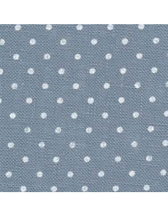 Toile de lin Zweigart Belfast coloris bleu-gris 5269 -...