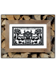 Broderie Passion - Petite lessive au chalet - Fiche Papier