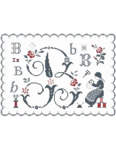 Couleur d Etoile - Fleurs de Lettre - B
