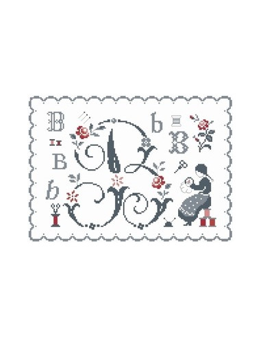 Couleur d Etoile - Fleurs de Lettre - B