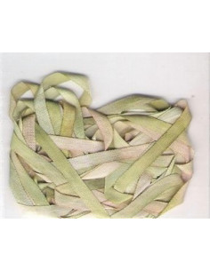 Di van Niekerk - Ruban de soie 7 mm - 140 - Romantic Green