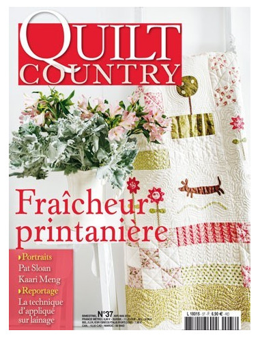 Magazine - Quilt Country n°37 - Fraîcheur printanière