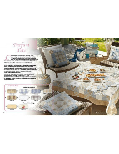 Livre - Patchwork & broderie des 4 saisons