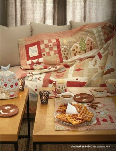 Livre - Patchwork & broderie des 4 saisons