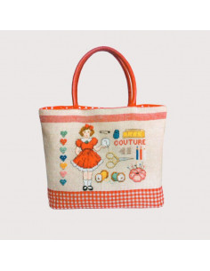 Le Bonheur des Dames - Sac "Couture" rouge