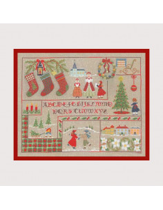 Le Bonheur des Dames - Kit - Tableau de noël victorien